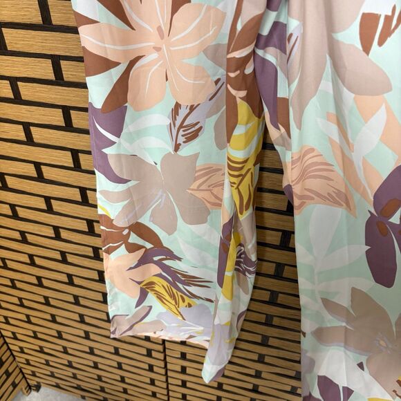 Cupshe Liliana Leafy Elastic Waisted Pants Size Small - Picture 5 of 9